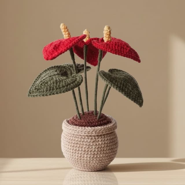 Flor em Amigurumi 1