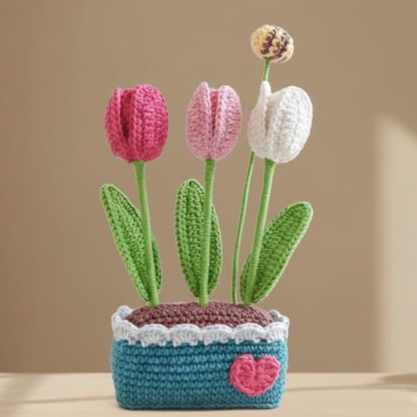 Flor em Amigurumi 2