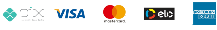 Formas de pagamento aceitas